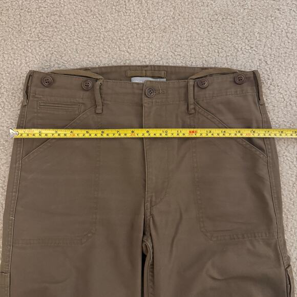 Vince Womens Cargo Jogger Pants Size 4 Green/Brown Military Slouchy Utility - Picture 8 of 8